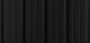 Black Metal Roofing Panel