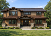 House With Craftsman Plank Siding